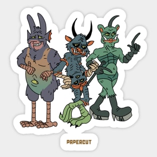 Demon Family Sticker